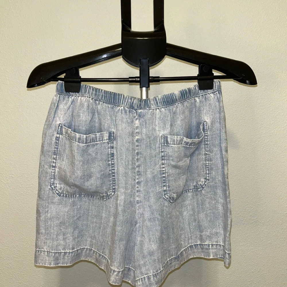 NWT Splendid Denim Blue High Waist Women's Shorts - Picture 2 of 3